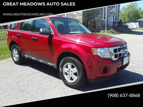2009 Ford Escape for sale at GREAT MEADOWS AUTO SALES in Great Meadows NJ