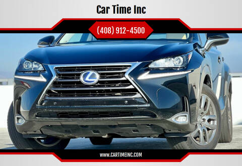 2015 Lexus NX 300h for sale at Car Time Inc in San Jose CA