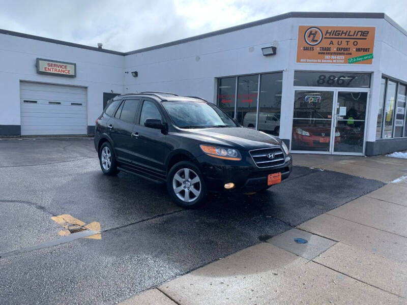 2009 Hyundai Santa Fe for sale at HIGHLINE AUTO LLC in Kenosha WI