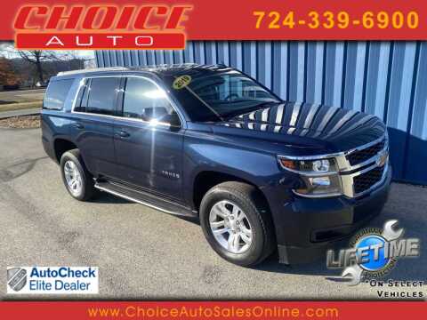 2019 Chevrolet Tahoe for sale at CHOICE AUTO SALES in Murrysville PA