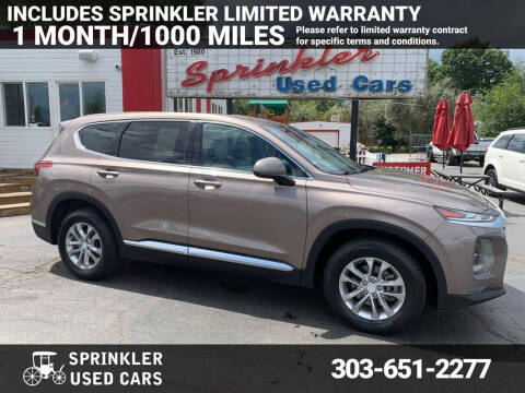 2020 Hyundai Santa Fe for sale at Sprinkler Used Cars in Longmont CO