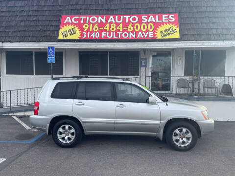 Toyota Highlander For Sale in Sacramento CA Action Auto Sales