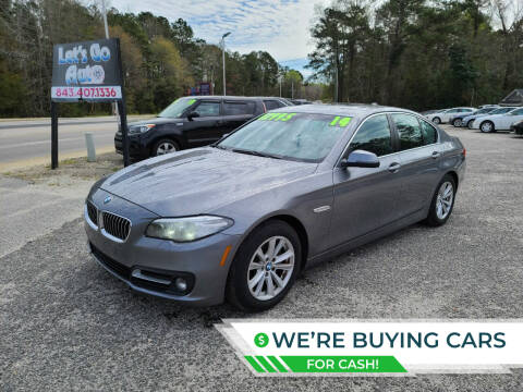 2015 BMW 5 Series for sale at Let's Go Auto in Florence SC