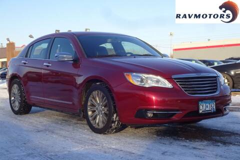 2013 Chrysler 200 for sale at RAVMOTORS in Burnsville MN