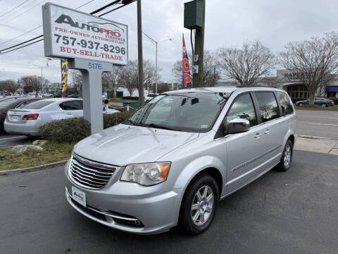 2012 Chrysler Town and Country for sale at AutoPro Virginia LLC in Virginia Beach VA