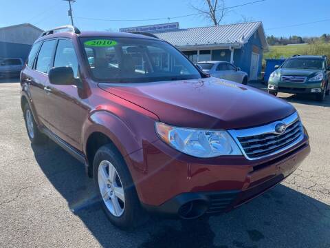2010 Subaru Forester for sale at HACKETT & SONS LLC in Nelson PA