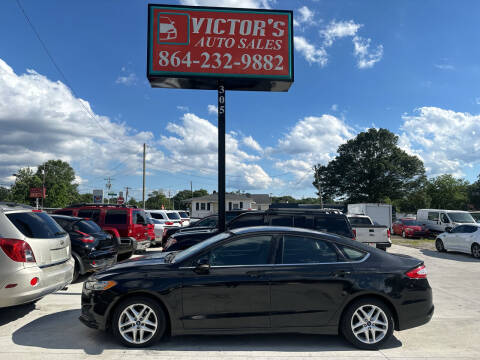 2015 Ford Fusion for sale at Victor's Auto Sales in Greenville SC