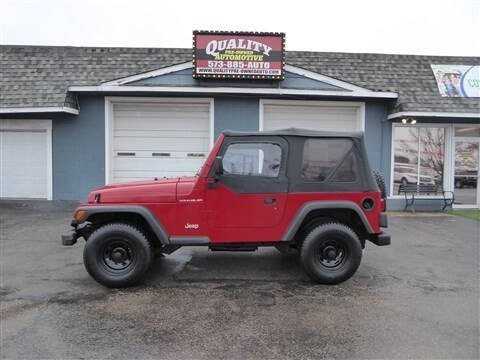 1997 Jeep Wrangler for sale at Quality Pre-Owned Automotive in Cuba MO