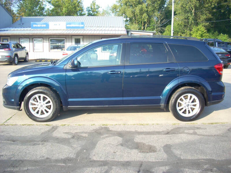 Used 2014 Dodge Journey SXT with VIN 3C4PDDBG2ET194397 for sale in Warsaw, IN