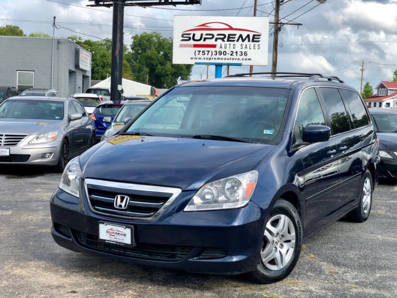 2006 Honda Odyssey for sale at Supreme Auto Sales in Chesapeake VA