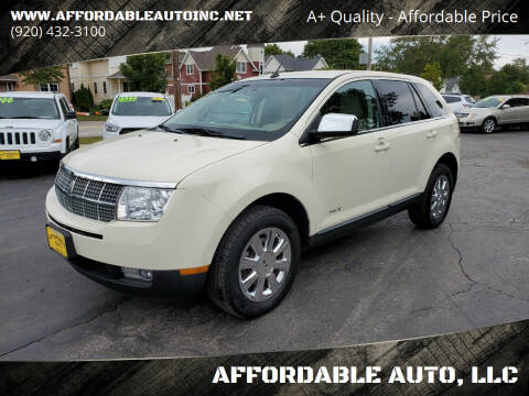 2007 Lincoln MKX for sale at AFFORDABLE AUTO, LLC in Green Bay WI