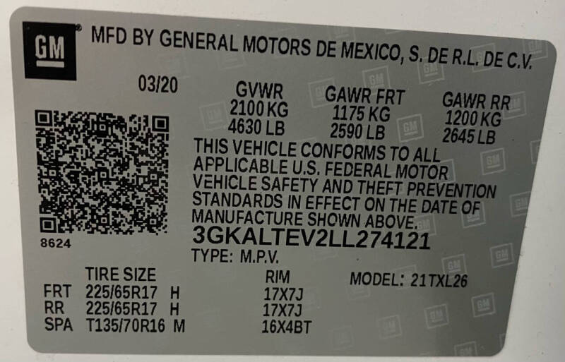 2020 GMC Terrain SLE