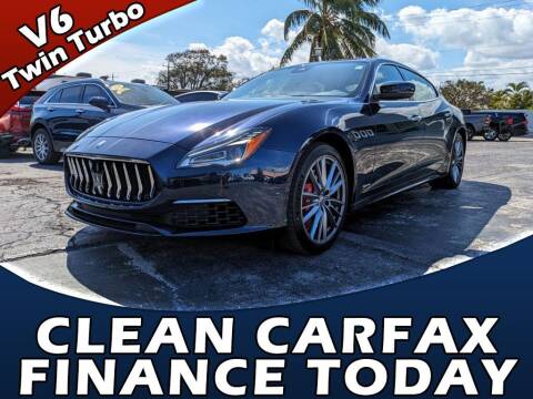 2019 Maserati Quattroporte for sale at Palm Beach Auto Wholesale in Lake Park FL