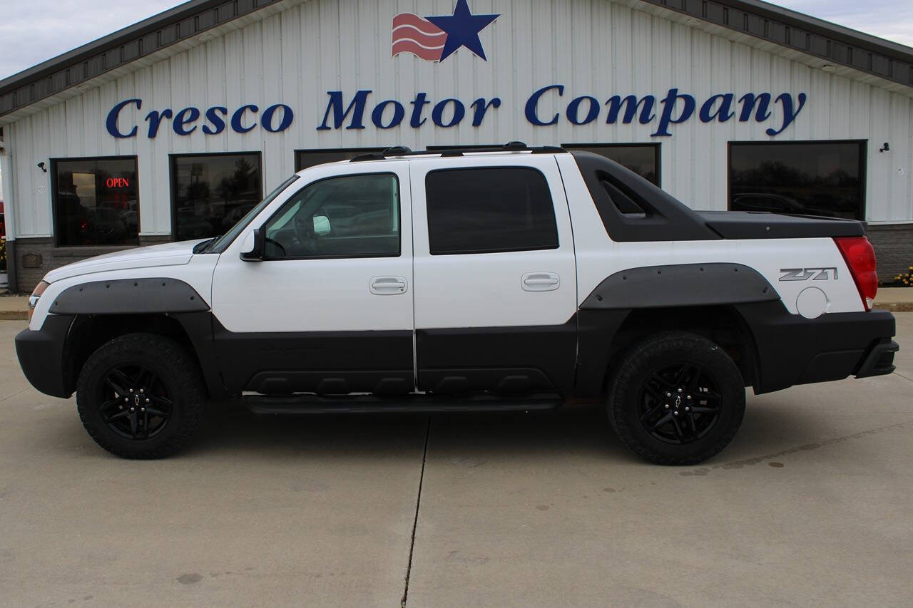 2003 Chevrolet Avalanche for sale at Cresco Motor Company in Cresco, IA