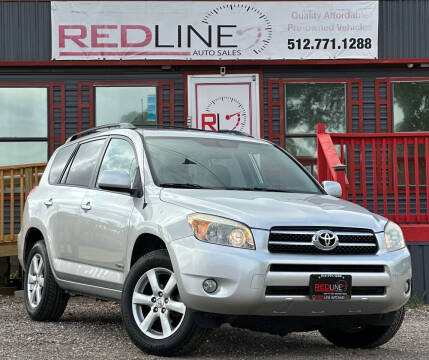 2008 Toyota RAV4 for sale at REDLINE AUTO SALES LLC in Cedar Creek TX