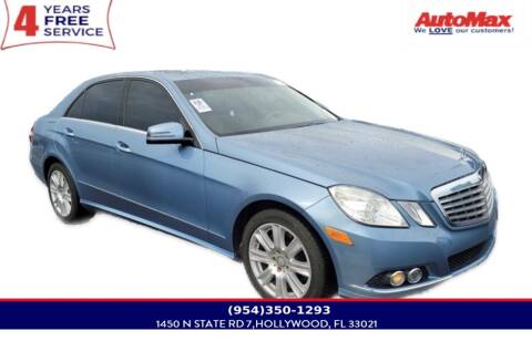 2011 Mercedes-Benz E-Class for sale at Auto Max in Hollywood FL