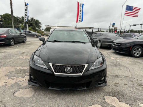 2013 Lexus IS 250 for sale at America Auto Wholesale Inc in Miami FL