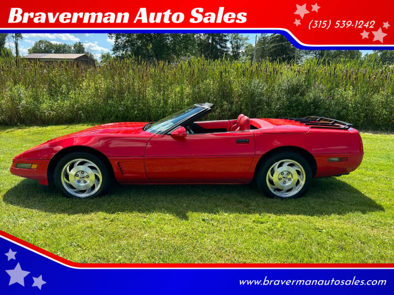 1996 Chevrolet Corvette for sale at Braverman Auto Sales in Waterloo NY