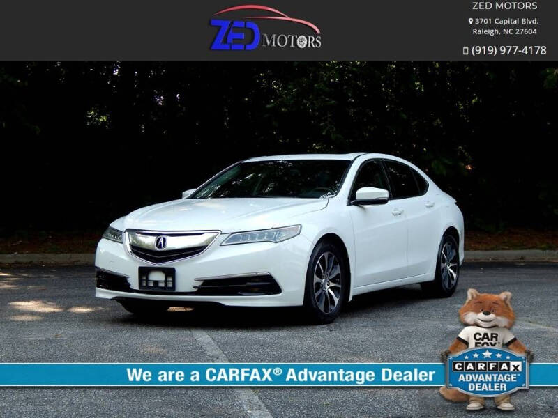 2016 Acura TLX for sale at Zed Motors in Raleigh NC
