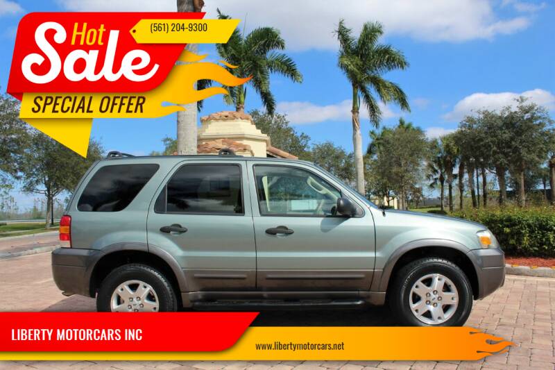 2006 Ford Escape for sale at LIBERTY MOTORCARS INC in Royal Palm Beach FL