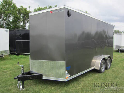 2024 RC Trailers Enclosed Cargo RDLX 7X16TA2 for sale at Rondo Truck & Trailer in Sycamore IL