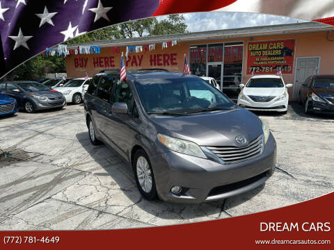 2011 Toyota Sienna for sale at DREAM CARS in Stuart FL