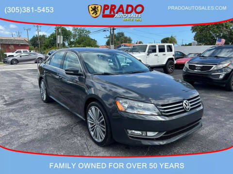 2015 Volkswagen Passat for sale at Prado Auto Sales in Miami FL