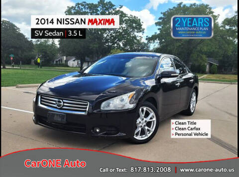 2014 Nissan Maxima for sale at CarONE Auto in Garland TX