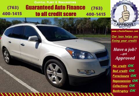 2012 Chevrolet Traverse for sale at Capital Fleet  & Remarketing  Auto Finance in Columbia Heights MN