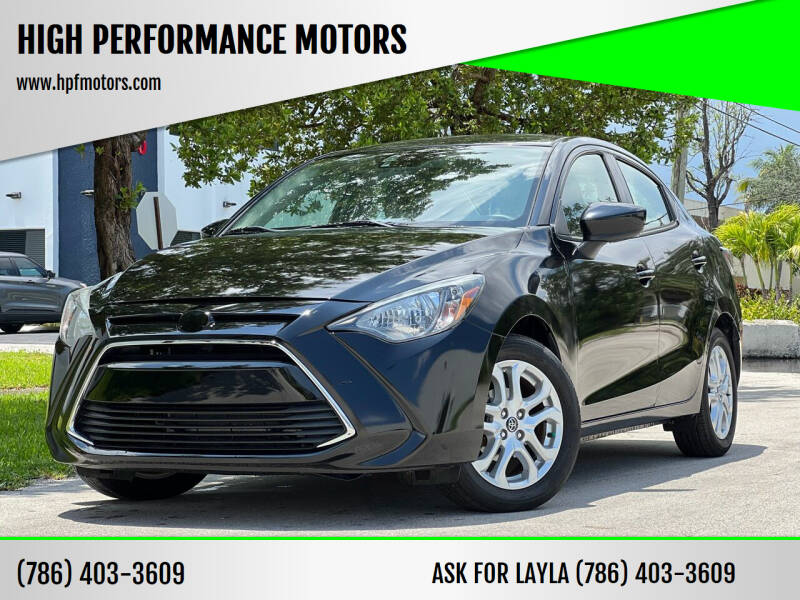 2017 Toyota Yaris iA for sale at HIGH PERFORMANCE MOTORS in Hollywood FL