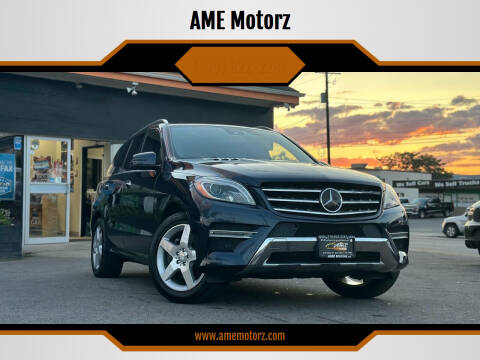 2015 Mercedes-Benz M-Class for sale at AME Motorz in Wilkes Barre PA