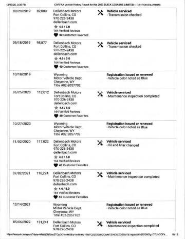 2003 Buick LeSabre Limited