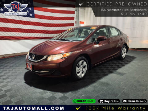 2014 Honda Civic for sale at Taj Auto Mall in Bethlehem PA