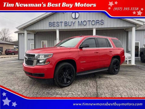 2017 Chevrolet Tahoe for sale at Tim Newman's Best Buy Motors in Hillsboro OH