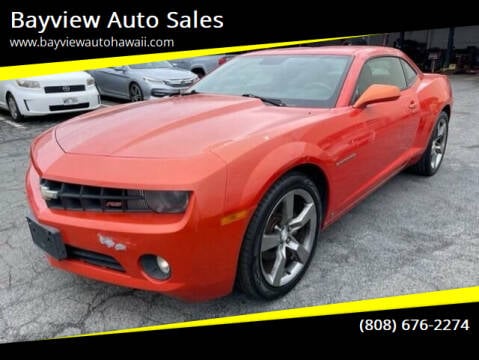 2010 Chevrolet Camaro for sale at Bayview Auto Sales in Waipahu HI