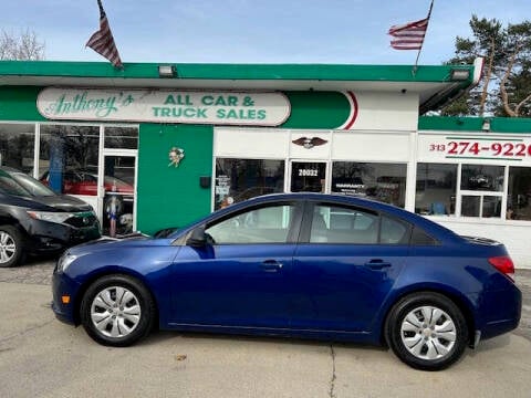 2013 Chevrolet Cruze for sale at Anthony's All Car & Truck Sales in Dearborn Heights MI