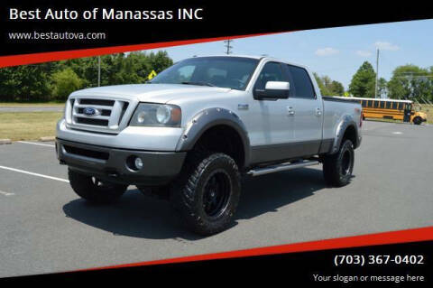 2008 Ford F-150 for sale at Best Auto of Manassas INC in Manassas VA