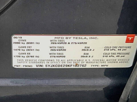 2019 Tesla Model X Standard Range
