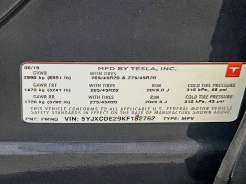 2019 Tesla Model X Standard Range