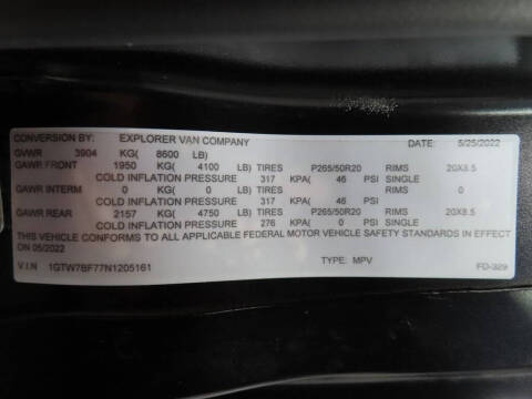 2022 GMC Savana 2500