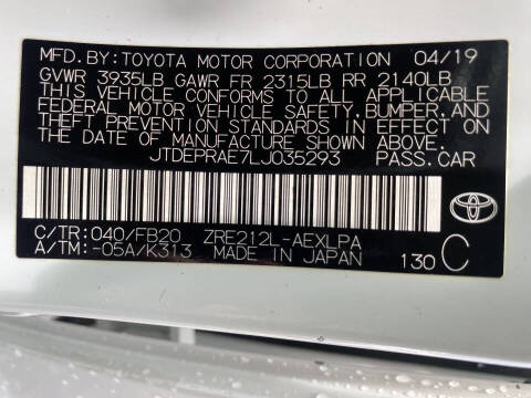 2020 Toyota Corolla LE