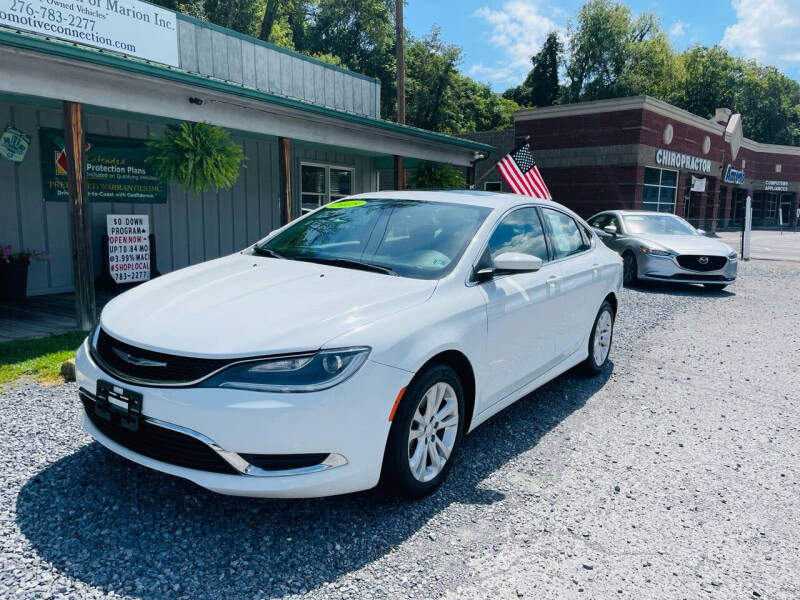 2015 Chrysler 200 for sale at Booher Motor Company in Marion VA