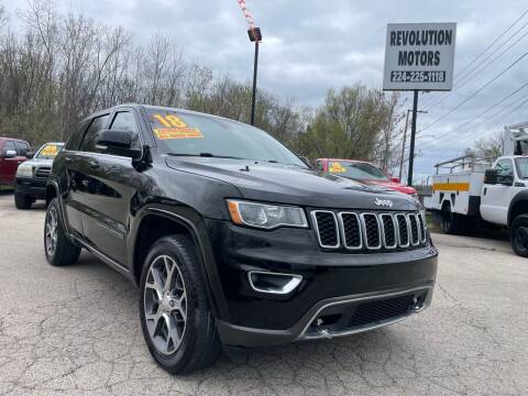 2018 Jeep Grand Cherokee for sale at REVOLUTION MOTORS LLC in Waukegan IL