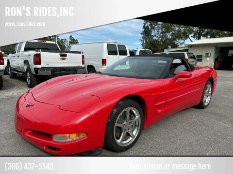 2002 Chevrolet Corvette for sale at RON'S RIDES,INC in Bunnell FL