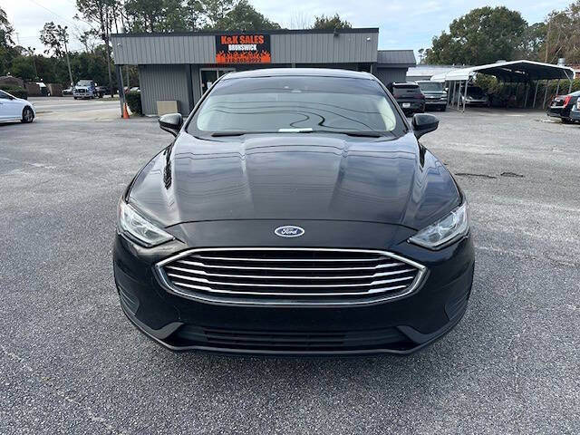 2019 Ford Fusion for sale at K & K Sales LLC in Brunswick, GA