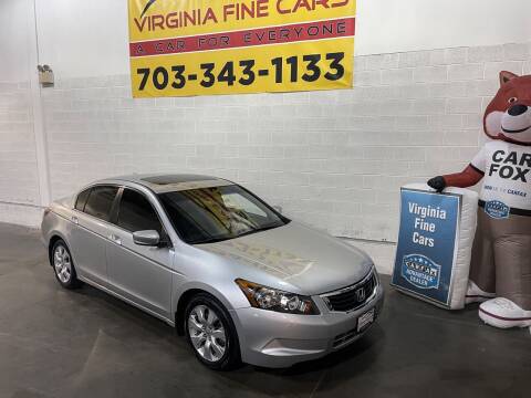 2008 Honda Accord for sale at Virginia Fine Cars in Chantilly VA