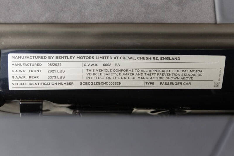 2022 Bentley Continental GT V8