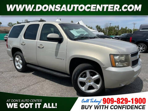 2007 Chevrolet Tahoe for sale at Dons Auto Center in Fontana CA