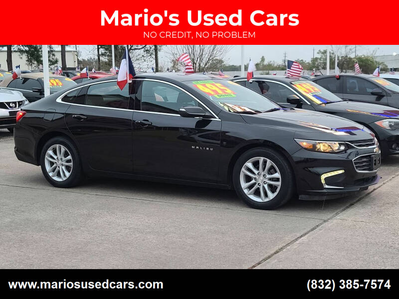 2018 Chevrolet Malibu for sale at Mario's Used Cars in Houston TX