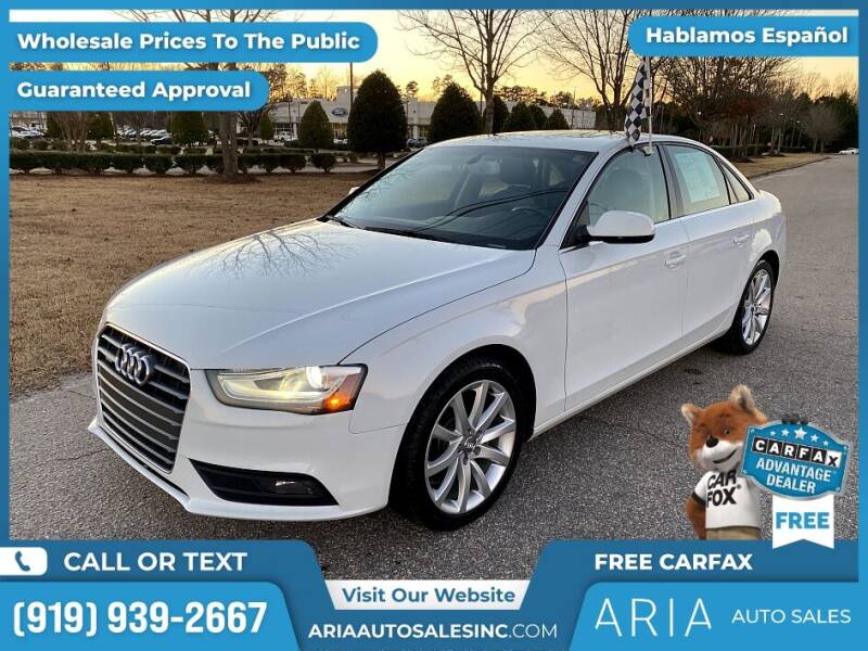 2013 Audi A4 for sale at ARIA AUTO SALES INC in Raleigh NC